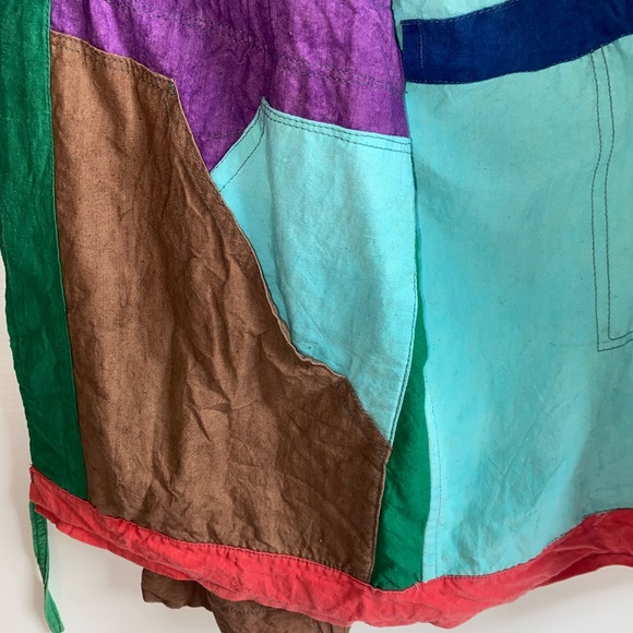 Vintage 70s/80s bright hippie bohemian Bali Baggus crazy jacket unisex one size - Picture 16 of 16